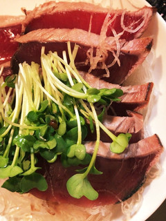 鰹のタタキ〜ネギにんにく醤油-レシピのメイン写真