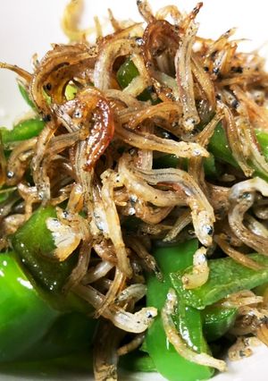 ピーマンとじゃこの焦がし醤油炒め-レシピのメイン写真