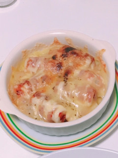 簡単☆ちくわとチーズ消費☆グラタン風-レシピのメイン写真