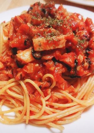 大人の味！ベーコンのアラビアータパスタ-レシピのメイン写真