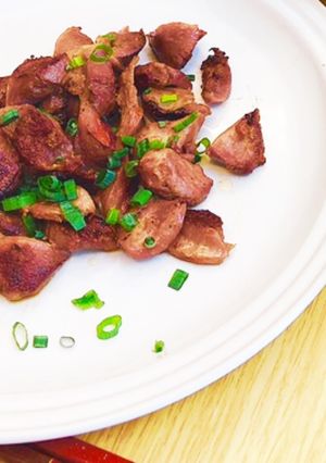 【最高のおつまみ】お肉屋秘伝！砂肝炒め-レシピのメイン写真