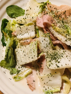 白菜とハムの生クリームソース煮-レシピのメイン写真