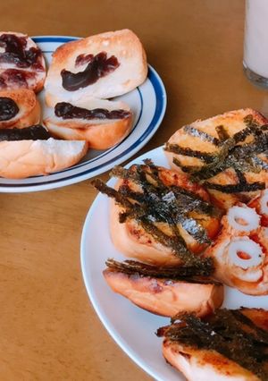 コストコ ディナーロールで朝ご飯-レシピのメイン写真