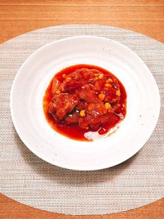 圧力鍋で!簡単鶏肉のトマト煮込み-レシピのメイン写真
