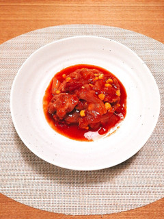圧力鍋で!簡単鶏肉のトマト煮込み-レシピのメイン写真