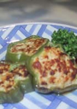 ♪クローバー型ピーマン肉-レシピのメイン写真