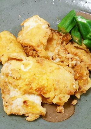 チキン入り卵焼き♪-レシピのメイン写真