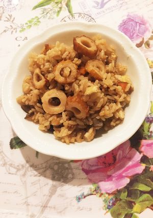 ちくわ入り炊き込みご飯-レシピのメイン写真