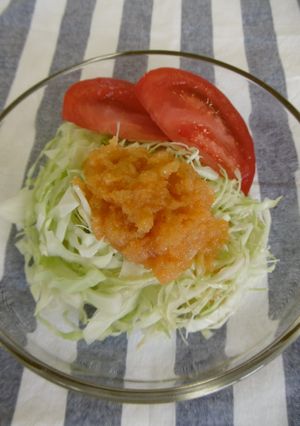 りんごとにんじんドレッシングのサラダ-レシピのメイン写真