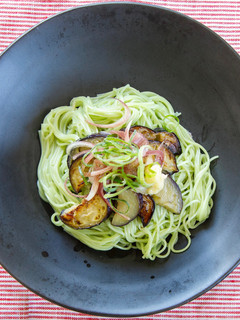 なすオリーブそうめん-レシピのメイン写真