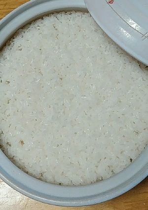 簡単土鍋ごはん炊飯３合♪(約１５分～♪)-レシピのメイン写真