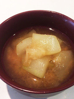 夕顔のお味噌汁-レシピのメイン写真