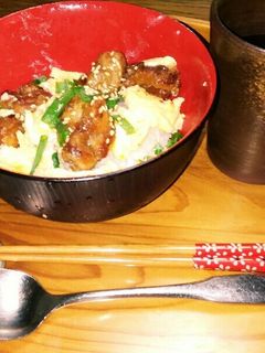 からあげと炒り卵のガッツリ丼✨☺⛄-レシピのメイン写真