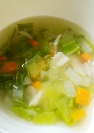 一歳離乳食　元気もりもり野菜スープ-レシピのメイン写真