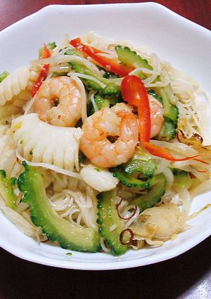 そうめんチャンプルー（タイ風）-レシピのメイン写真