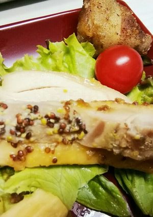 我が家のご馳走ハニーマスタードチキン♪-レシピのメイン写真