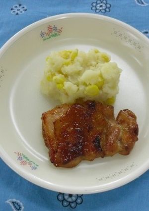 簡単給食　鶏肉のマーマレード焼き-レシピのメイン写真
