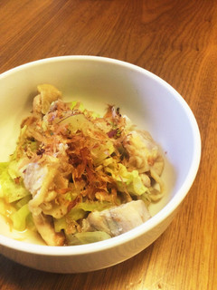 簡単レンチン!鶏キャベツ-レシピのメイン写真