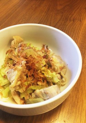 簡単レンチン!鶏キャベツ-レシピのメイン写真