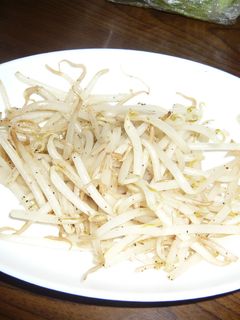 シンプル60秒もやし炒め-レシピのメイン写真