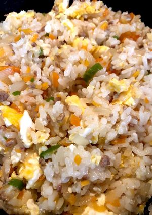 簡単♡ふっくらごはんの野菜たっぷり炒飯-レシピのメイン写真