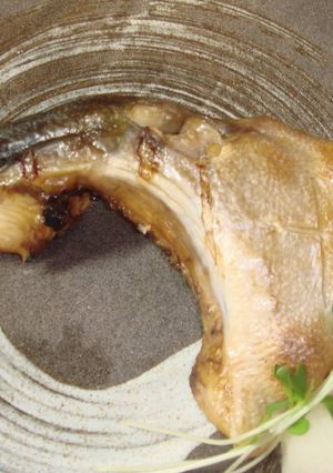 ブリ・カマの塩焼き　・）***＜-レシピのメイン写真