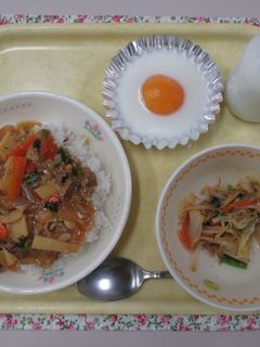 簡単給食 ヘルシーカレー丼-レシピのメイン写真