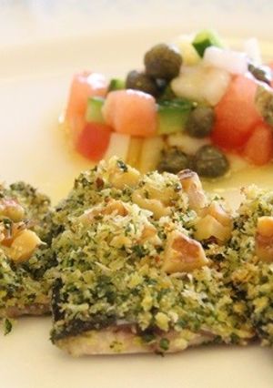 サンマの香草パン粉焼き ～野菜ソース～-レシピのメイン写真