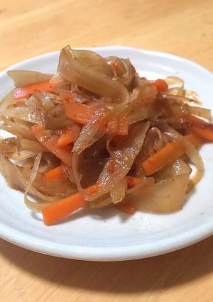 ピリ辛 きんぴらごぼう-レシピのメイン写真