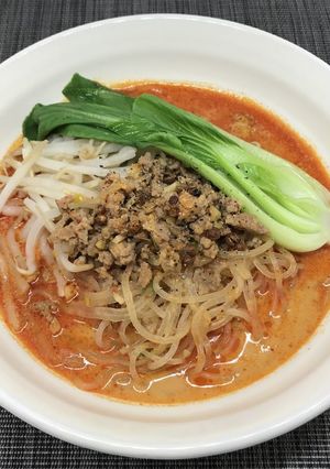 糖質オフ☆乾燥こんにゃくパスタで担々麺-レシピのメイン写真