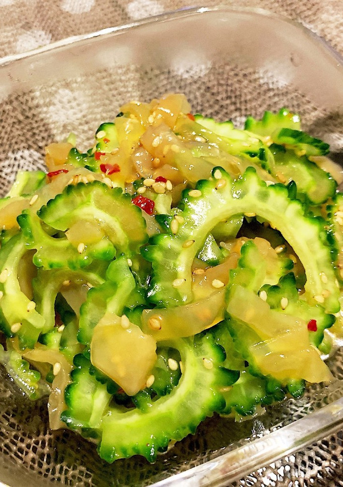 ゴーヤとクラゲの和え物-レシピのメイン写真