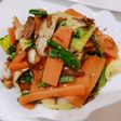 チンゲン菜、人参、椎茸の昆布和え
