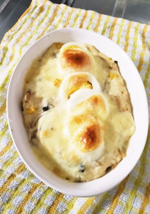 豆腐とパン粉でホワイトソースのグラタン風-レシピのメイン写真