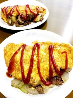 おばあちゃんのゴロゴロオムレツ!-レシピのメイン写真