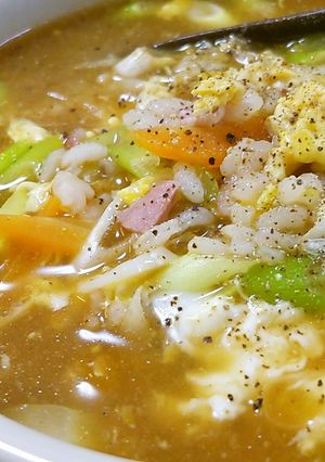 辛ラーメンの粉末スープde雑炊♪-レシピのメイン写真