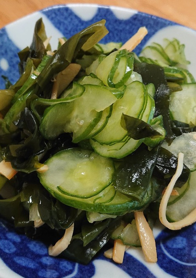 きゅうりとワカメの酢の物-レシピのメイン写真