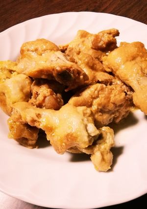 鶏手羽元のパイナップル煮込み-レシピのメイン写真