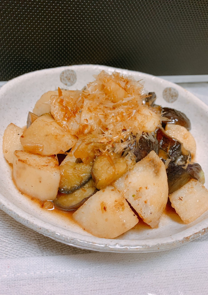 《時短・簡単》山芋とナスの炒め物-レシピのメイン写真