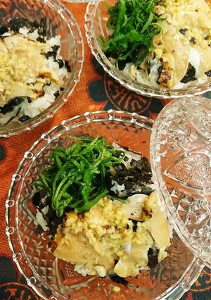 炙りサーモンオイルさっぱり丼-レシピのメイン写真