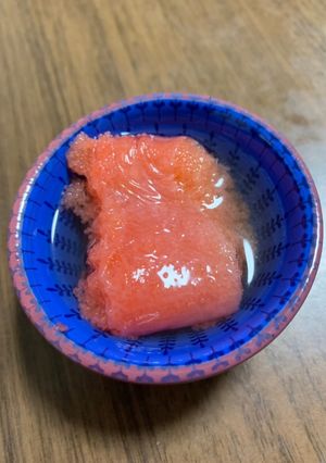 簡単過ぎおつまみ☆疲れた体に酢たらこ!-レシピのメイン写真