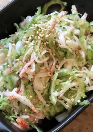 簡単！美味！ゴーヤとカニカマの酢の物-レシピのメイン写真