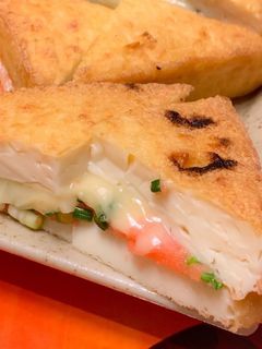 厚揚げのたらこチーズ挟み焼き-レシピのメイン写真