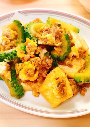 【ダイエット】脂肪燃焼ゴーヤチャンプル-レシピのメイン写真