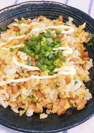 超簡単☆パラパラ納豆チャーハン-レシピのメイン写真