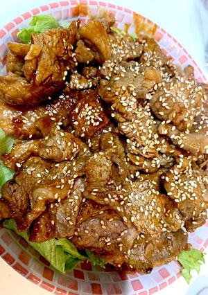 焼肉屋さんの定食の味？カルビ焼き！-レシピのメイン写真