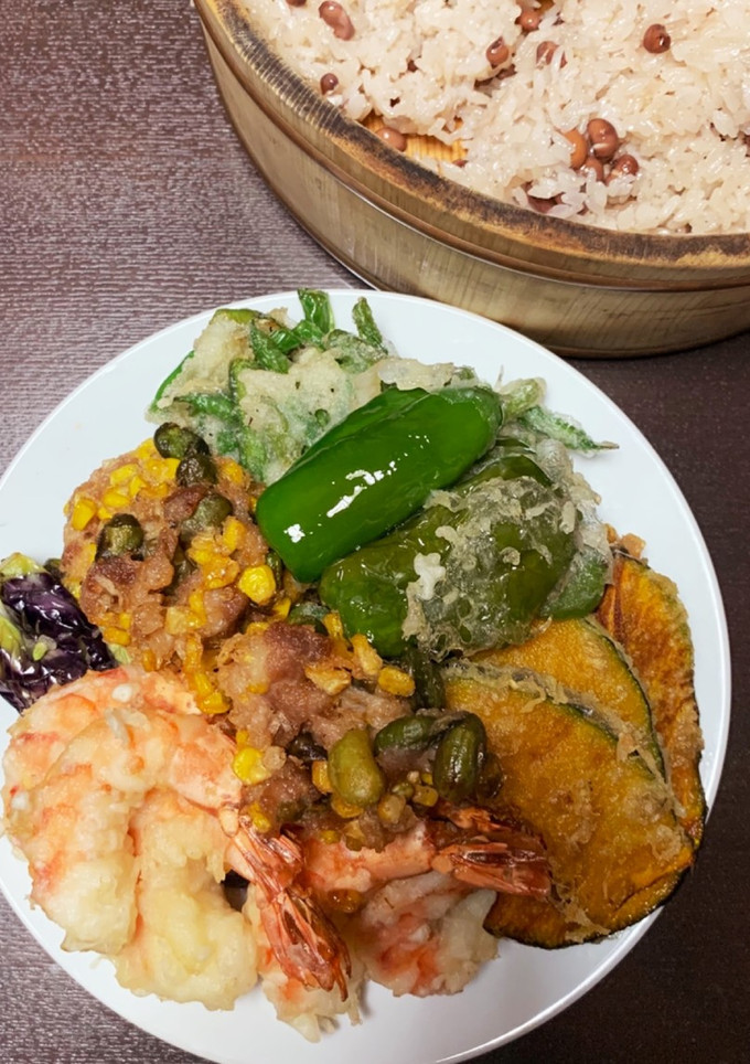 枝豆とトウモロコシと豚こまのかき揚げ-レシピのメイン写真