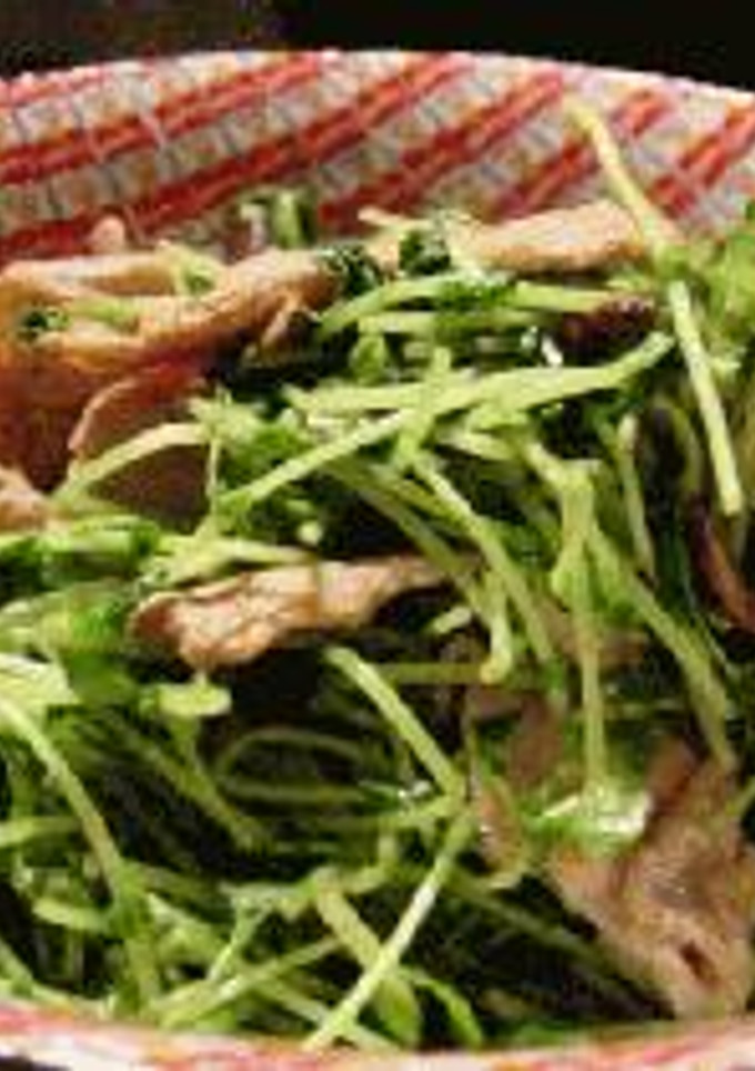 豆苗の炒め物-レシピのメイン写真
