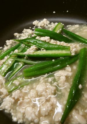 オクラ鶏そぼろあん-レシピのメイン写真