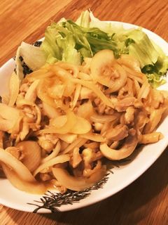 簡単!鶏もも肉の生姜焼き!-レシピのメイン写真