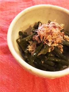 ☆十六ささげと豚肉の炒め煮-レシピのメイン写真